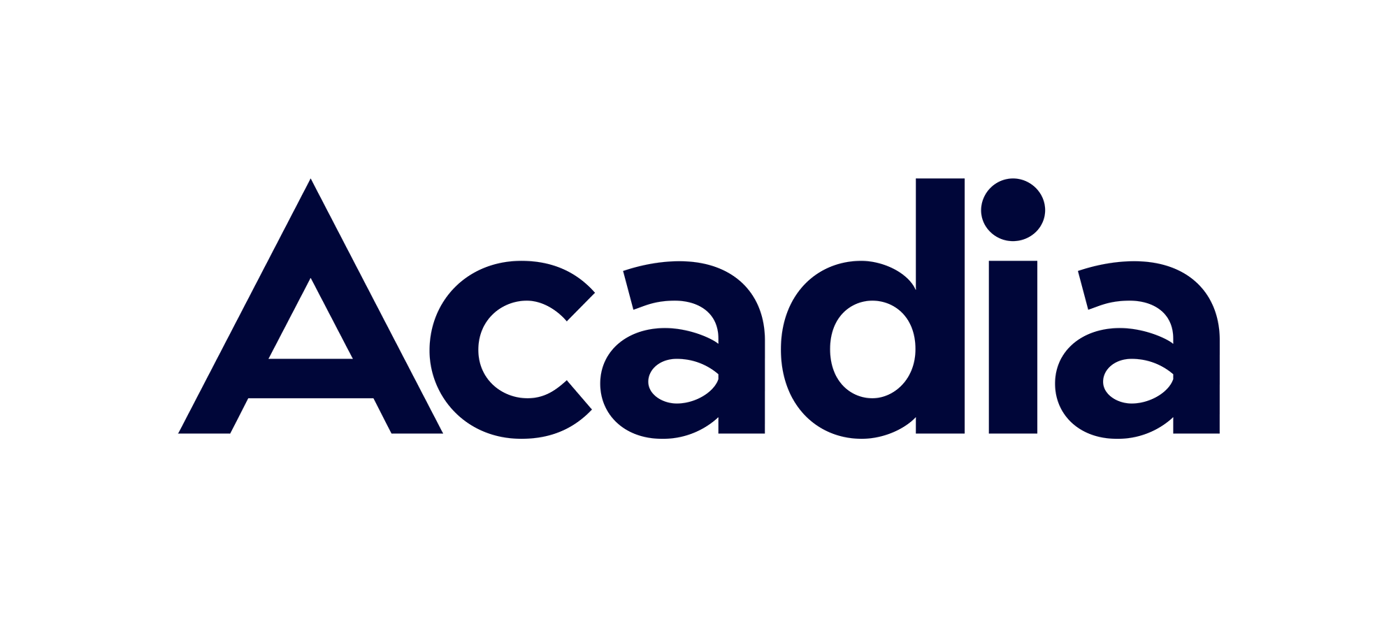Acadia Logo in Dark Navy