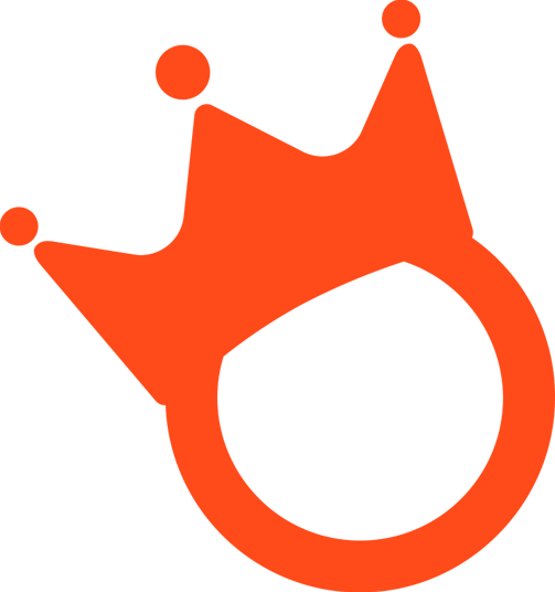 A King of Pops Crown on a Head Icon