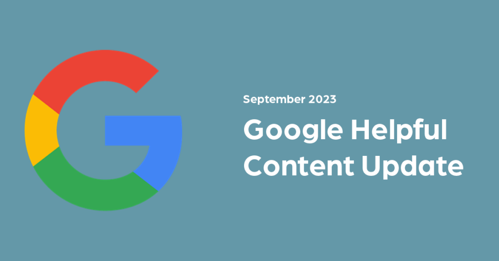 Google Helpful Content Update, Google Logo, Google SEO Update
