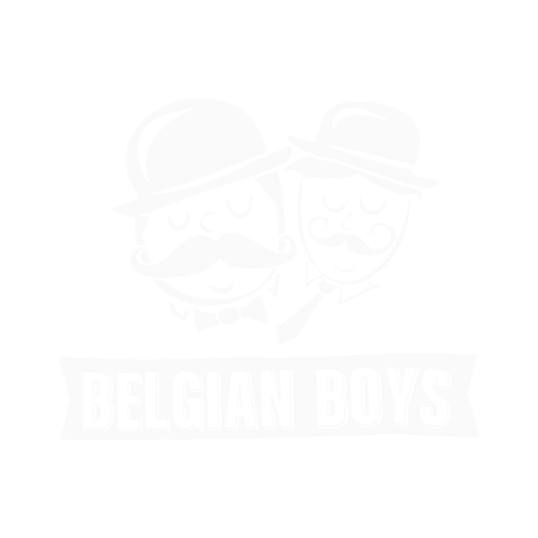 Belgian Boys Logo White