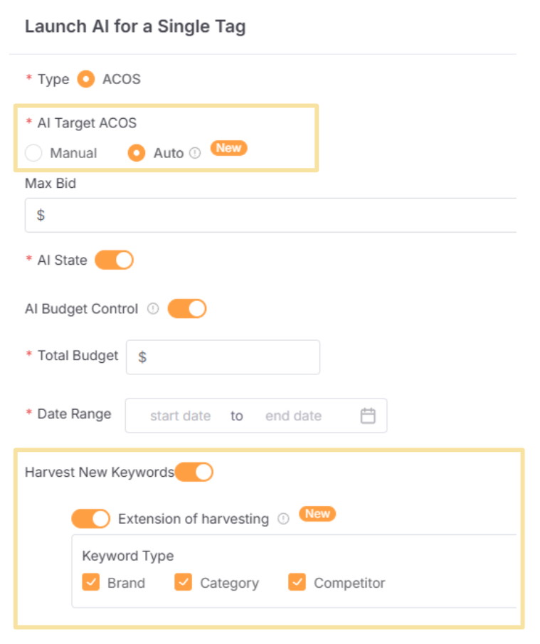 launch ai for a single tag