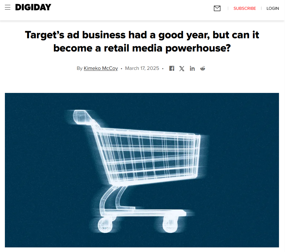 Digiday - Target's Ad Business