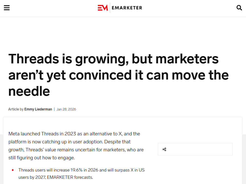 Margot on eMarketer