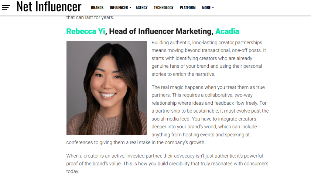 yi net influencer