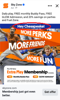 skyzone ads localized